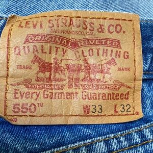 Levi’s 550 33x32
